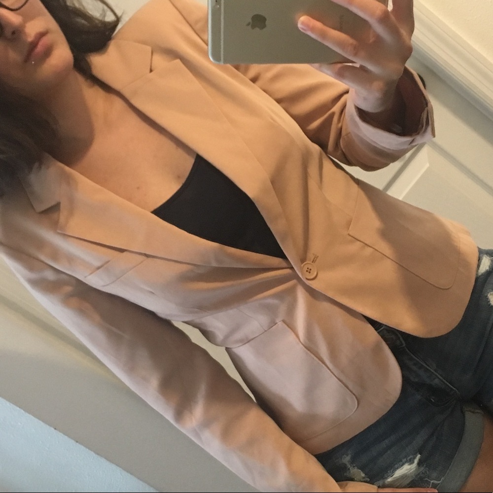 Nude blazer